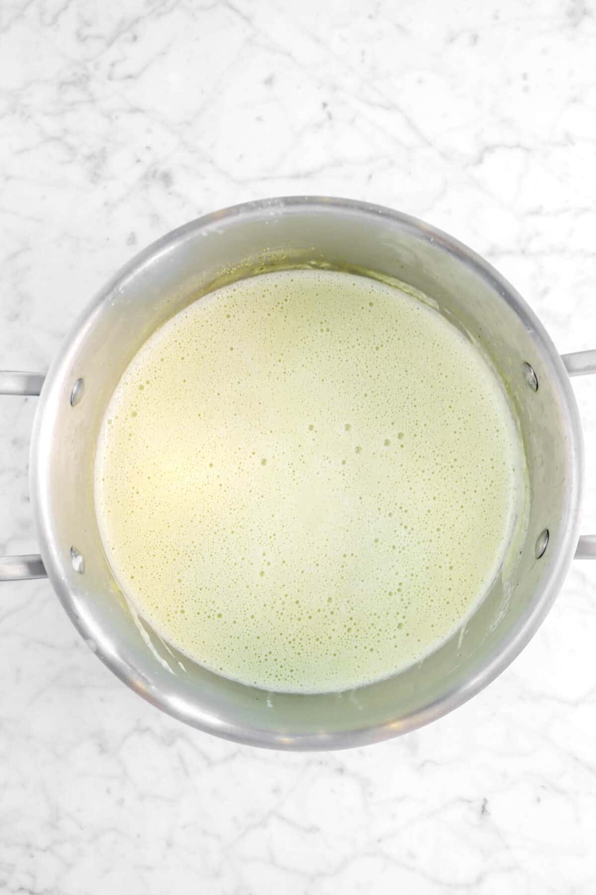 cream of celery soup in large pot
