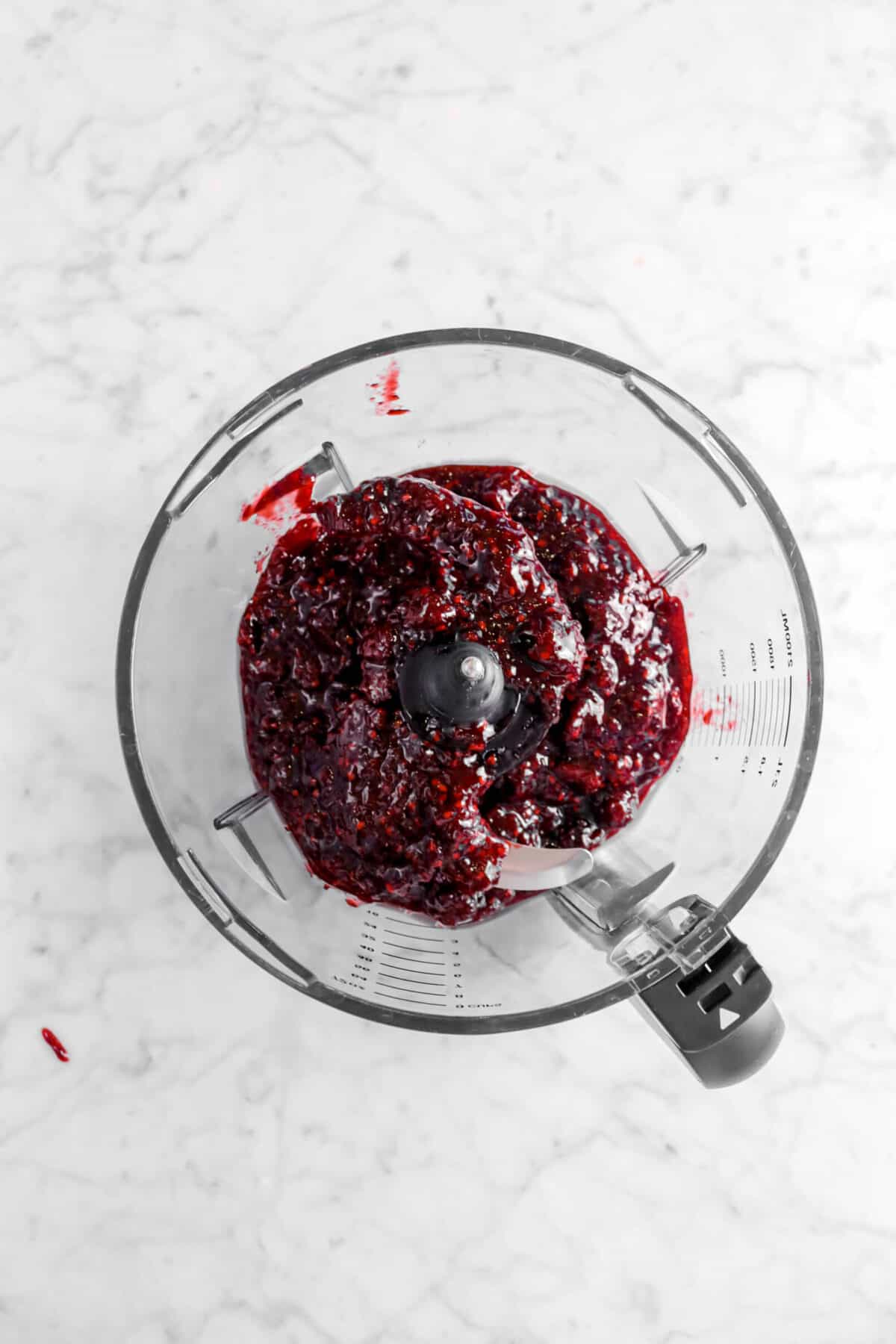 blackberry jam in food processor