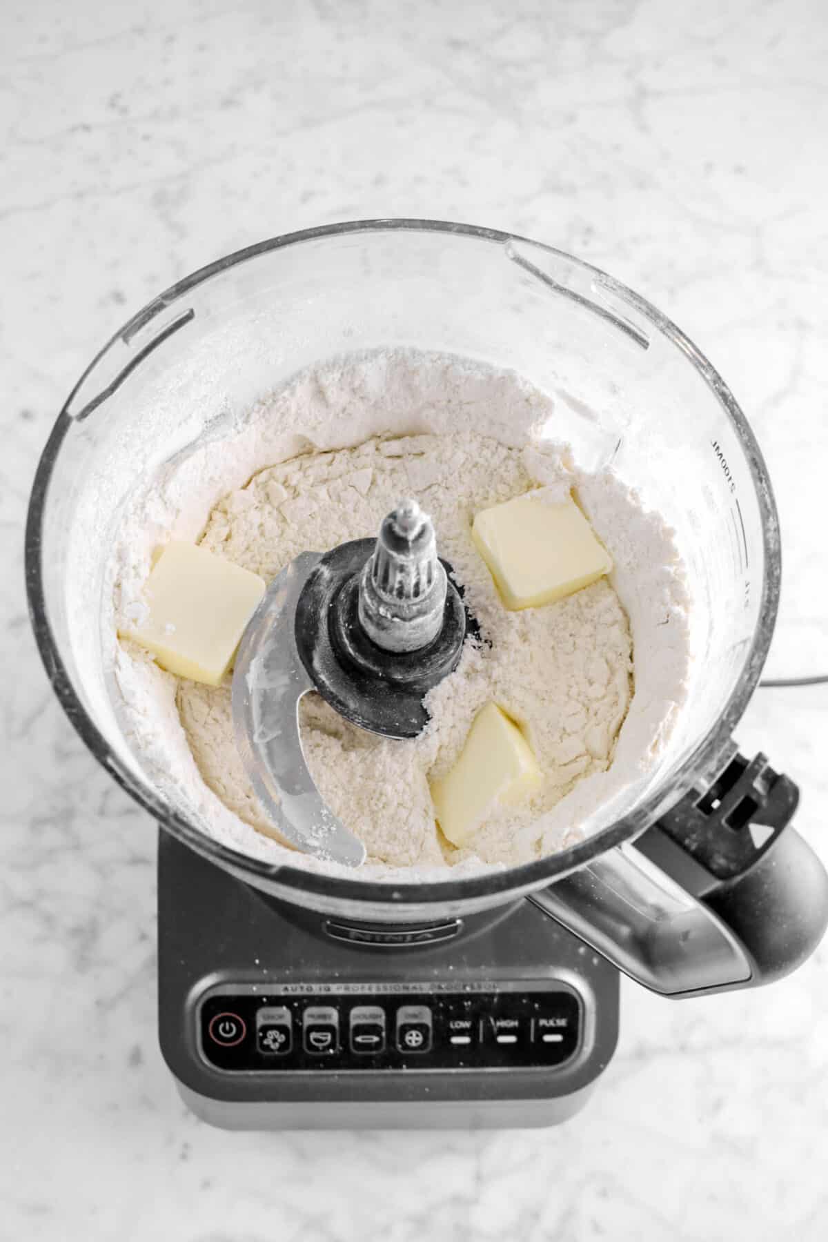 butter added to dry ingredients