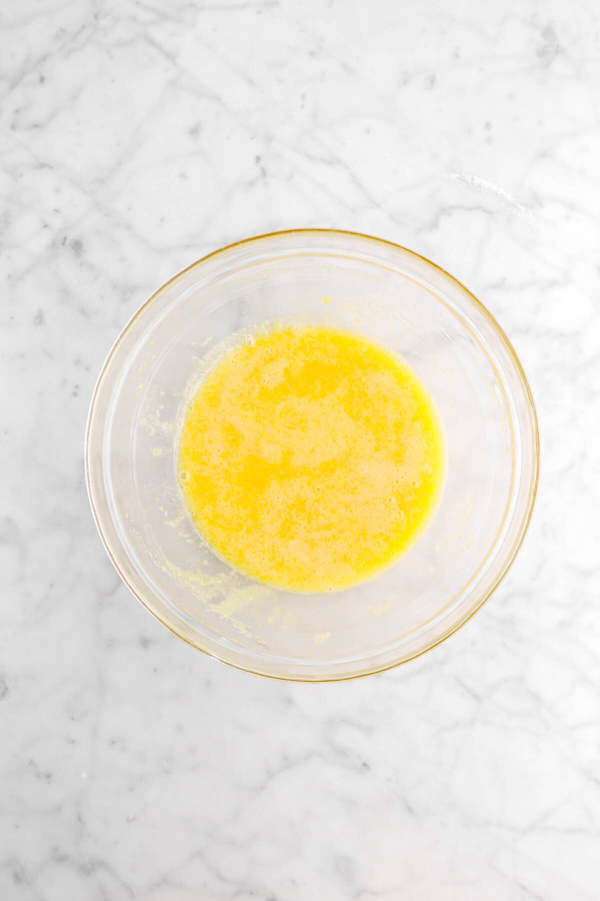 egg yolks and sugar stirred together