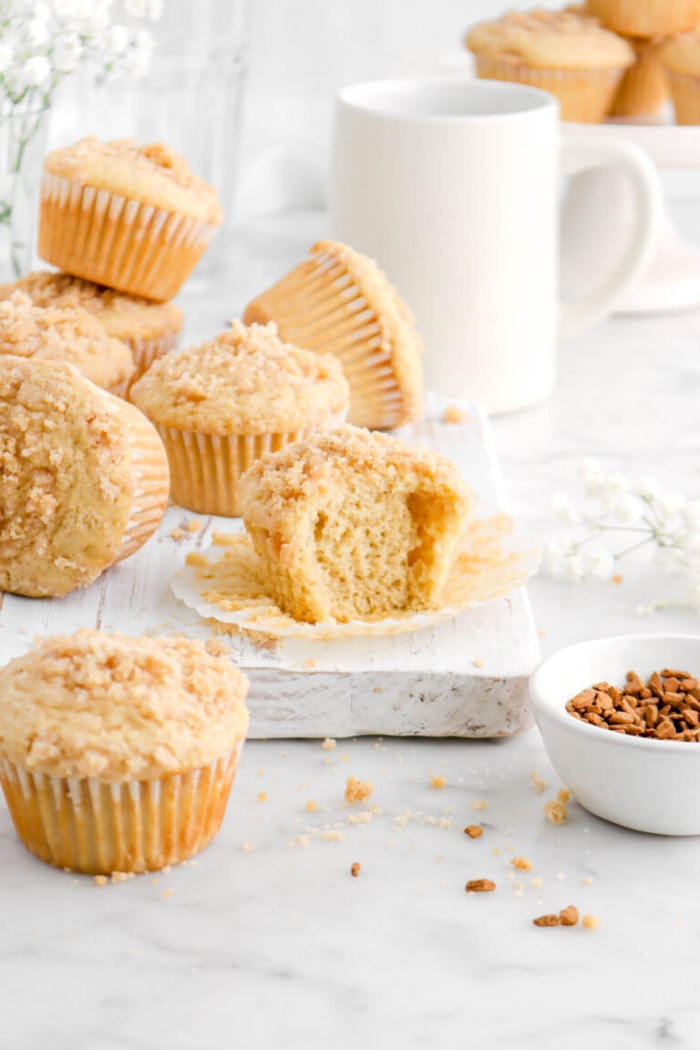 Chai Latte Muffins with Chai Spiced Streusel
