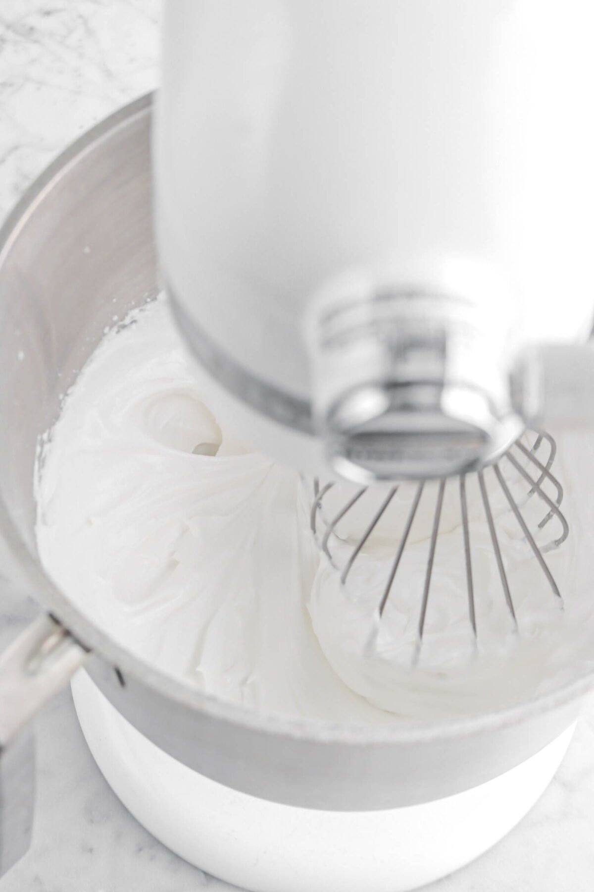 meringue in stand mixer