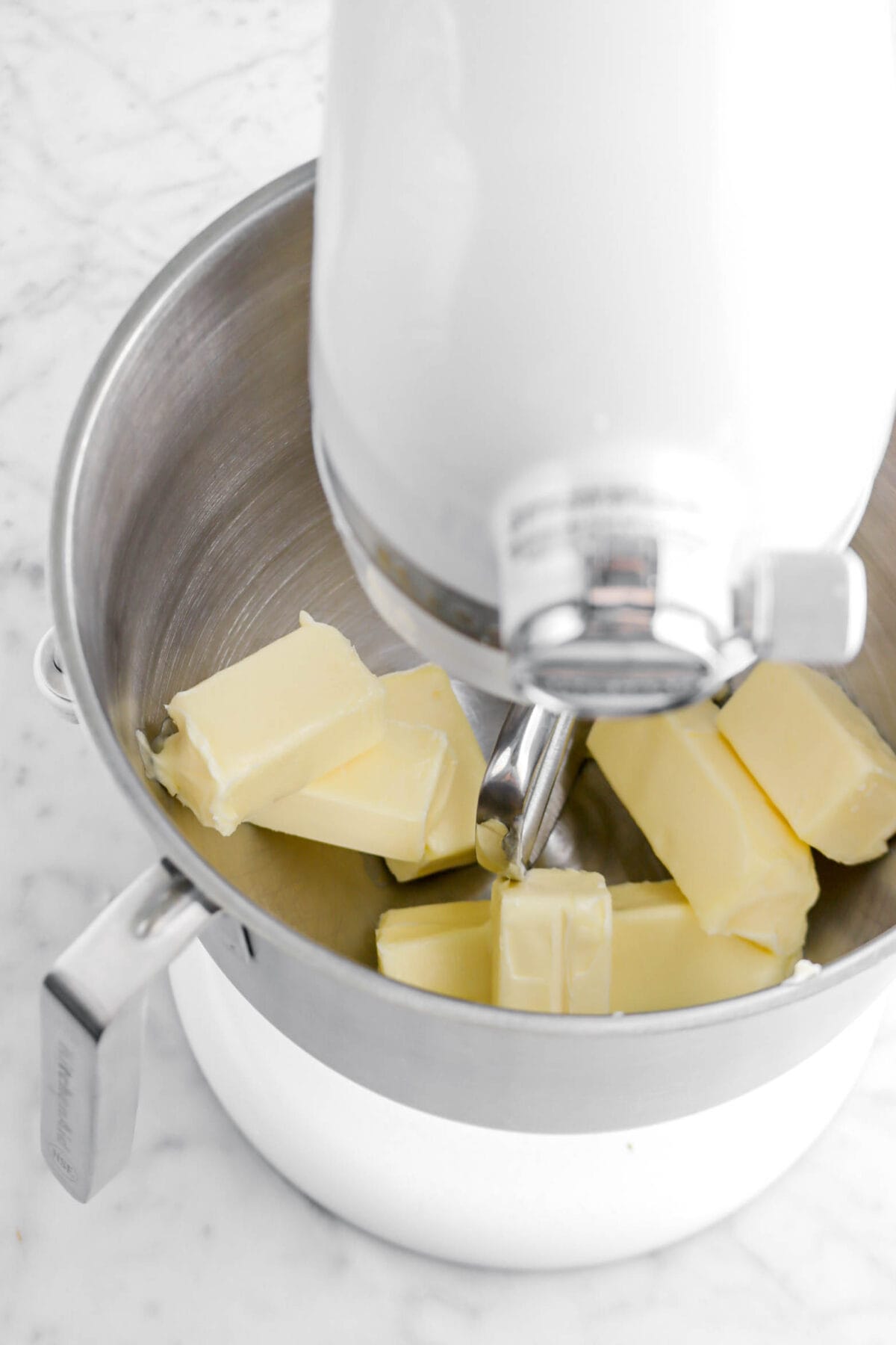 butter in stand mixer