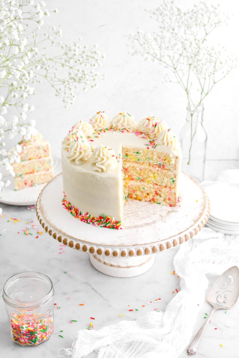 The Best Funfetti Cake (Blog Anniversary Post!)
