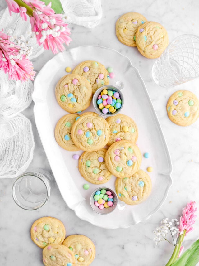 Easter M&M Sugar Cookies