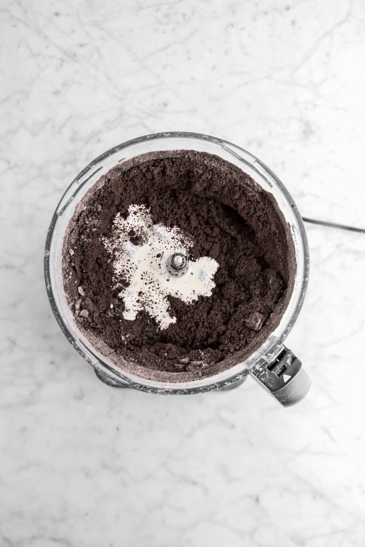 milk added to cocoa powder mixture.