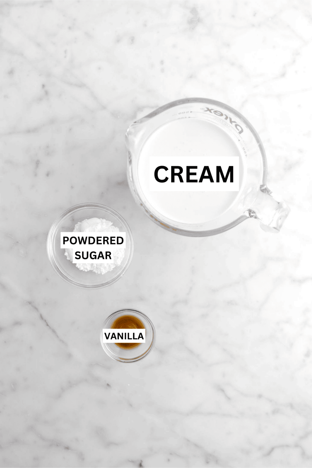 Chantilly Cream Recipe (Sweetened Vanilla Whipped Cream!) - Bakers Table