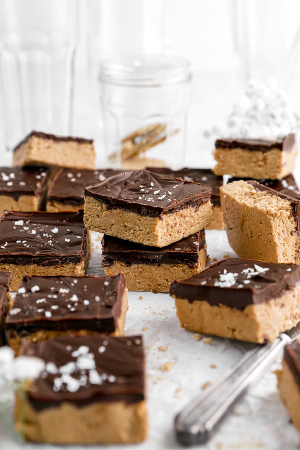 No Bake Chocolate Peanut Butter Bars - Bakers Table